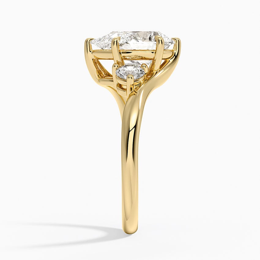 Atelier Pear Cut Three Stone Diamond Ring