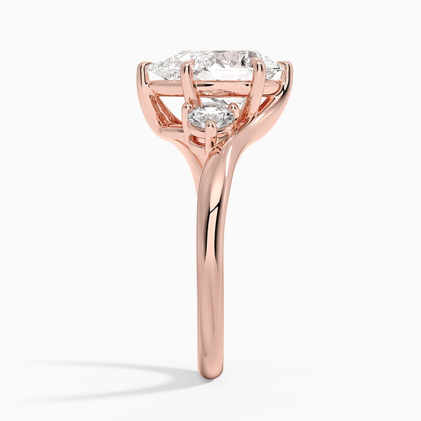 Atelier Pear Cut Three Stone Diamond Ring