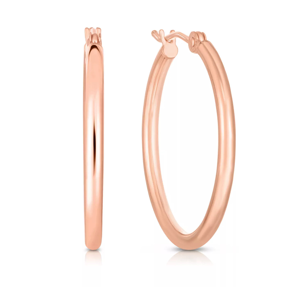 Classic Polished Gold Hoops