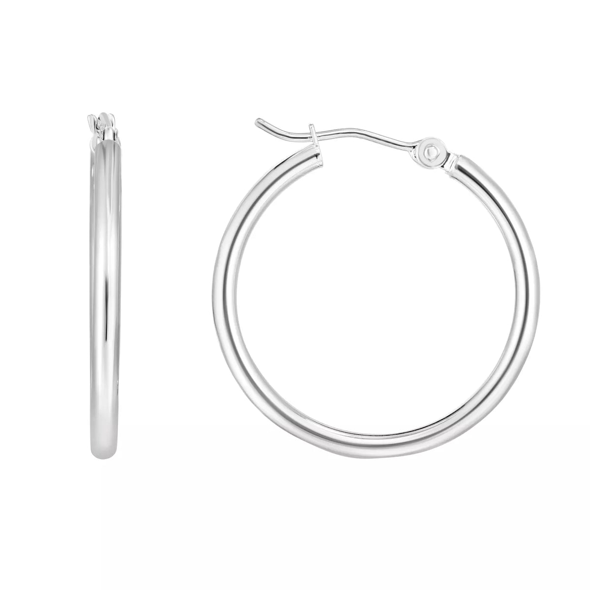 Classic Polished Gold Hoops