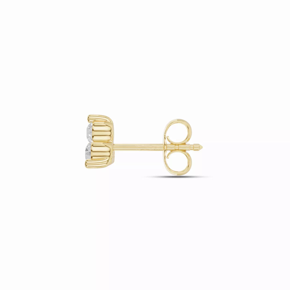 Triad Round Lab Diamond Stud Earrings