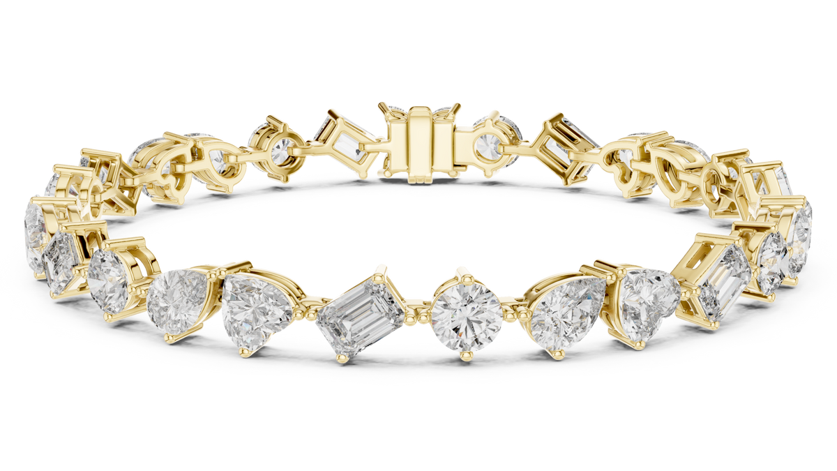 Signature Lab-Grown Diamond Mixed-Cut Tennis Bracelet