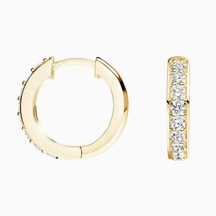 Taylor Lab Diamond Huggie Earrings