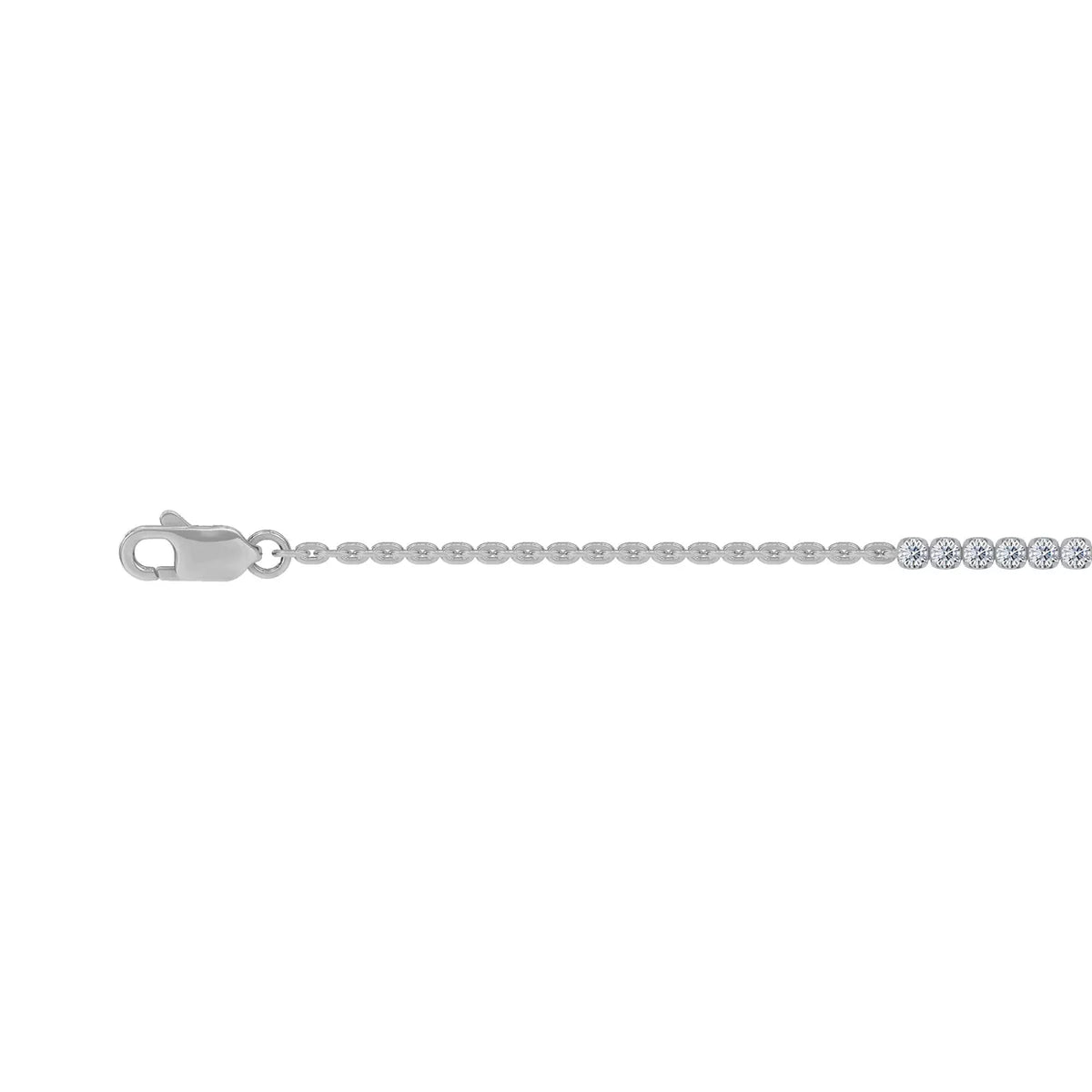 Lab Diamond Tennis Chain Bracelet
