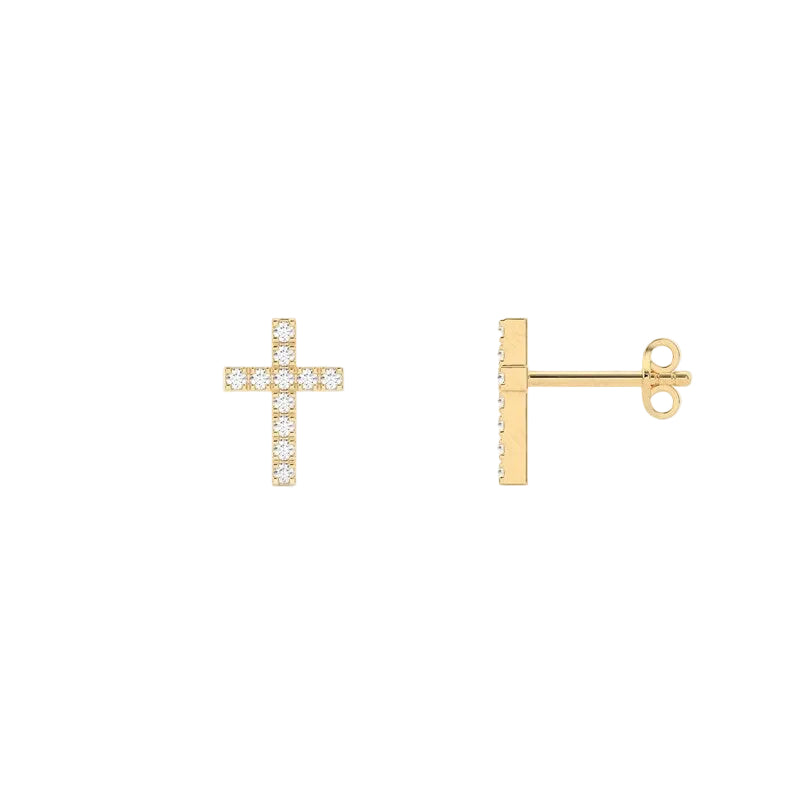 Minimalist Round Brilliant Cut Lab Grown Diamond Drop Earring Moissanite Diamond Dangle and Drop Earring for Women