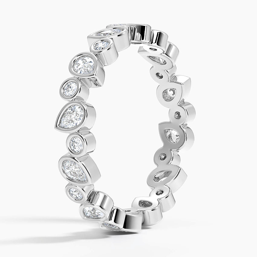 Olivetta Eternity Bezel Lab Diamond Ring
