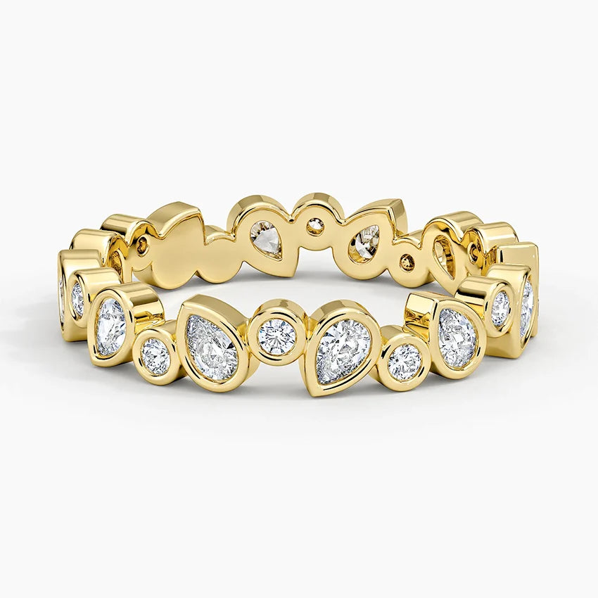 Olivetta Eternity Bezel Lab Diamond Ring