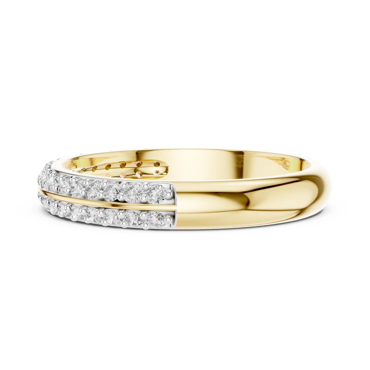 Pavé Half Eternity Band Ring