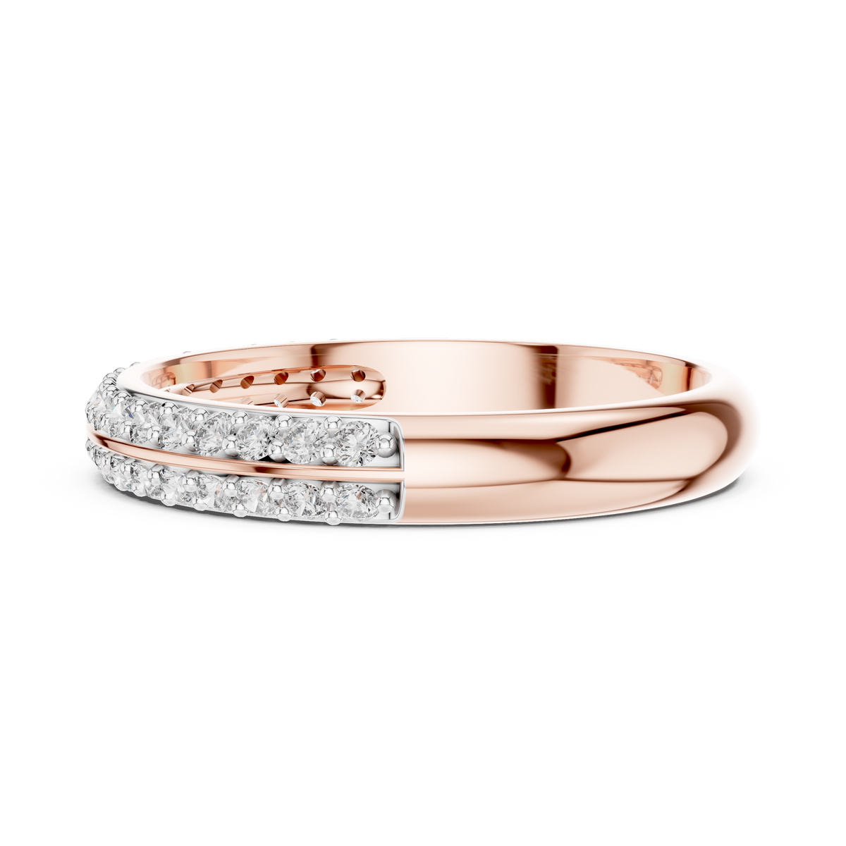 Pavé Half Eternity Band Ring