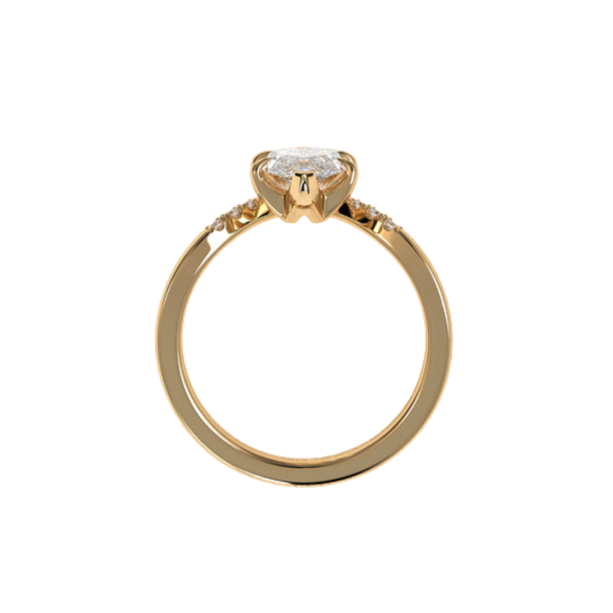2ct Marquise Pavé Engagement Ring