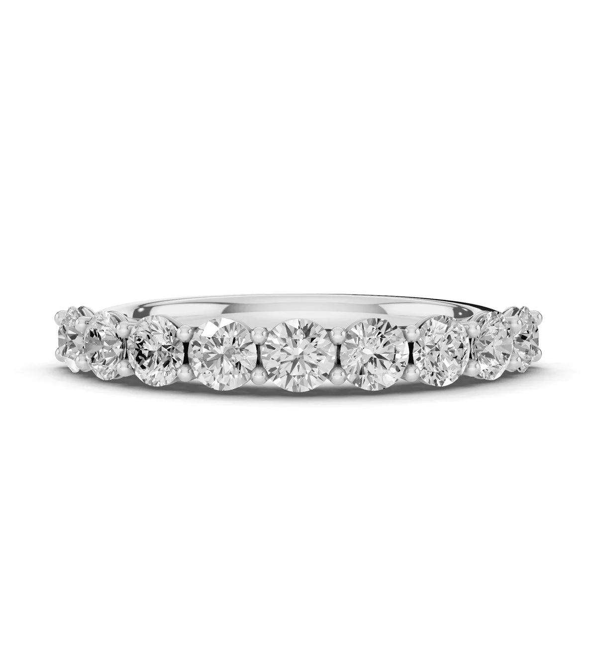 Tradition U-Prong Nine-Stone Diamond Band