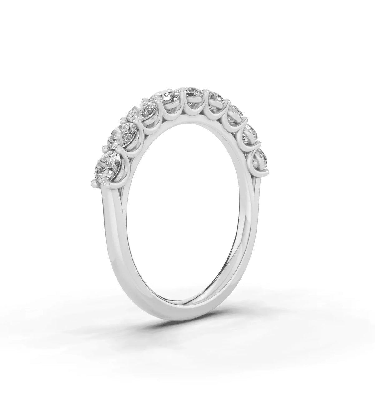 Tradition U-Prong Nine-Stone Diamond Band