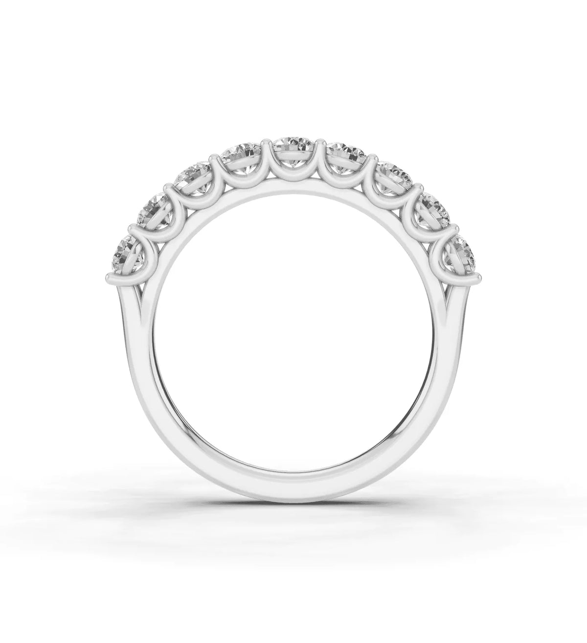 Tradition U-Prong Nine-Stone Diamond Band