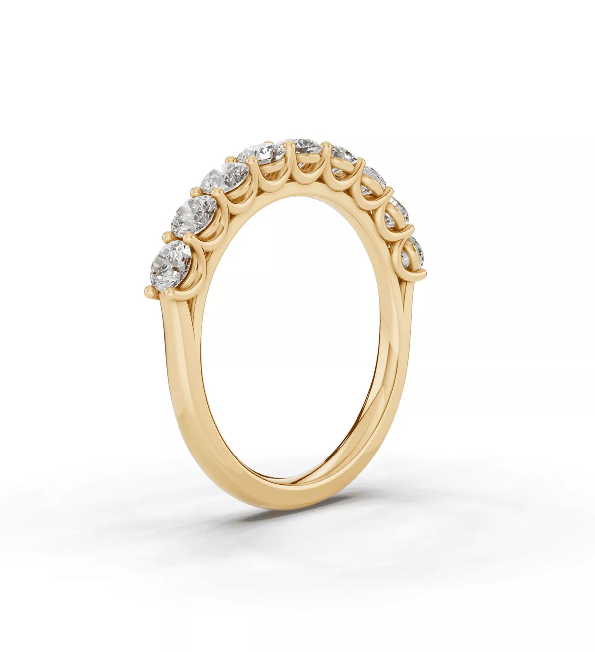 Tradition U-Prong Nine-Stone Diamond Band