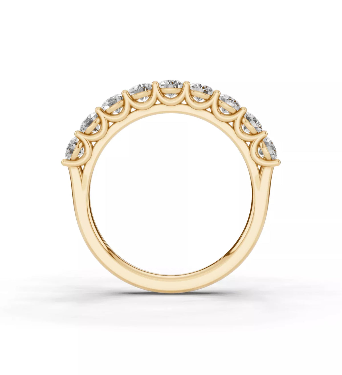 Tradition U-Prong Nine-Stone Diamond Band