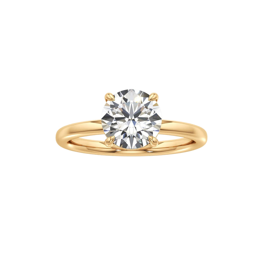 Round Cut Solitaire Engagement Ring from LuvCut
