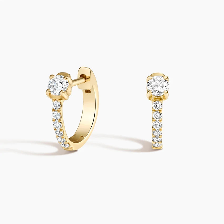 Taylor Lab Grown Diamond Huggie Earrings