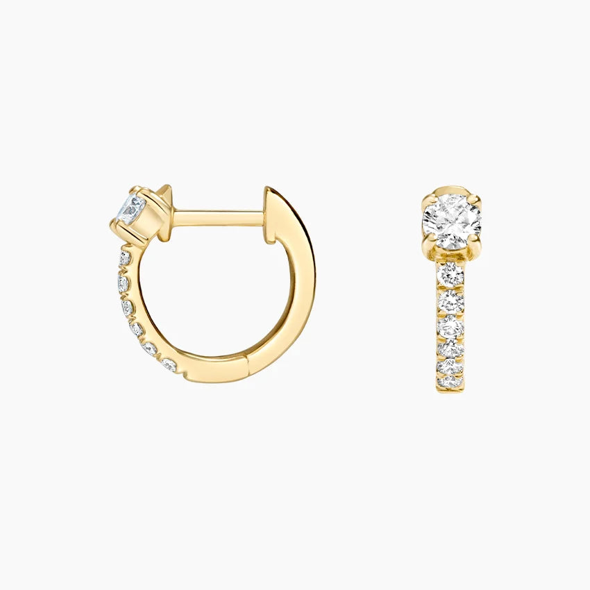 Taylor Lab Grown Diamond Huggie Earrings
