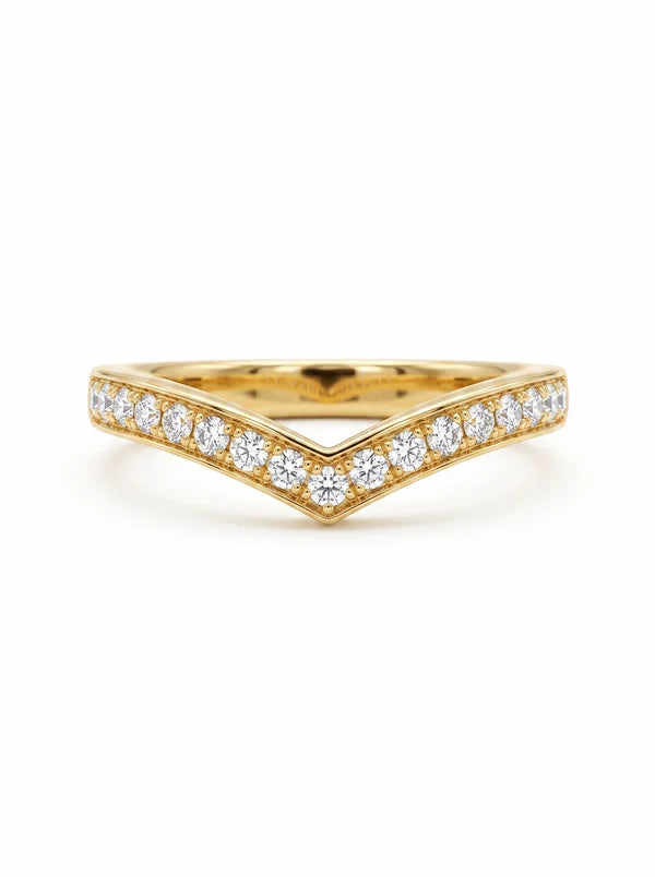 oval lab grown diamond engagement ring in 14k gold, top view