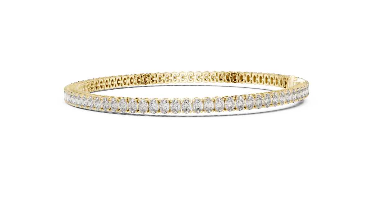 Oval Cut 0.15ct Tennis Bracelet