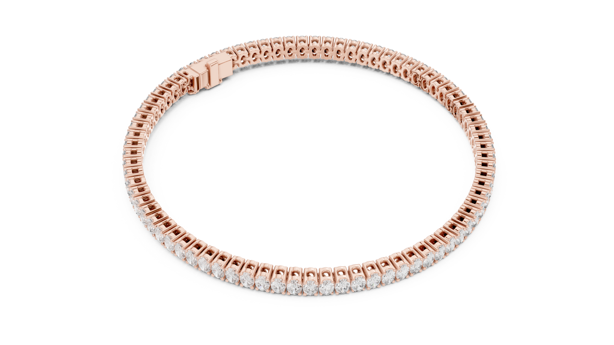 Oval Cut 0.15ct Tennis Bracelet