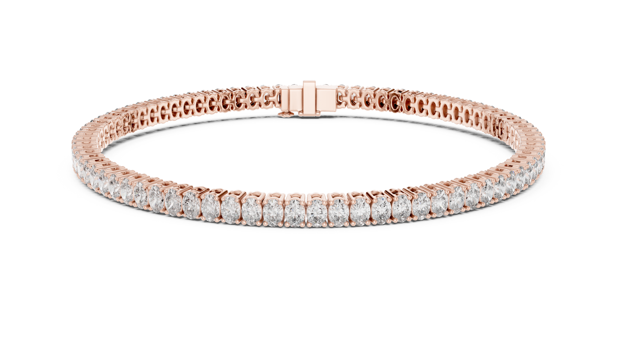 Oval Cut 0.15ct Tennis Bracelet