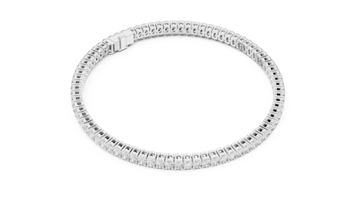 Oval Cut 0.15ct Tennis Bracelet