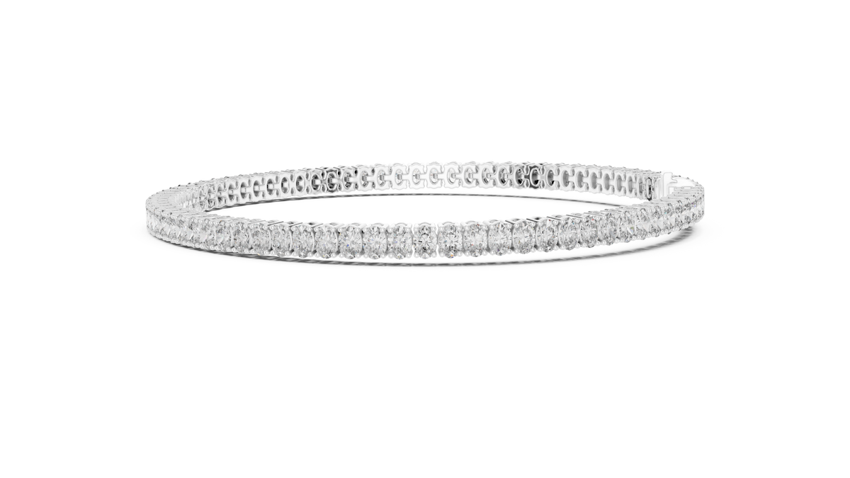 Oval Cut 0.15ct Tennis Bracelet
