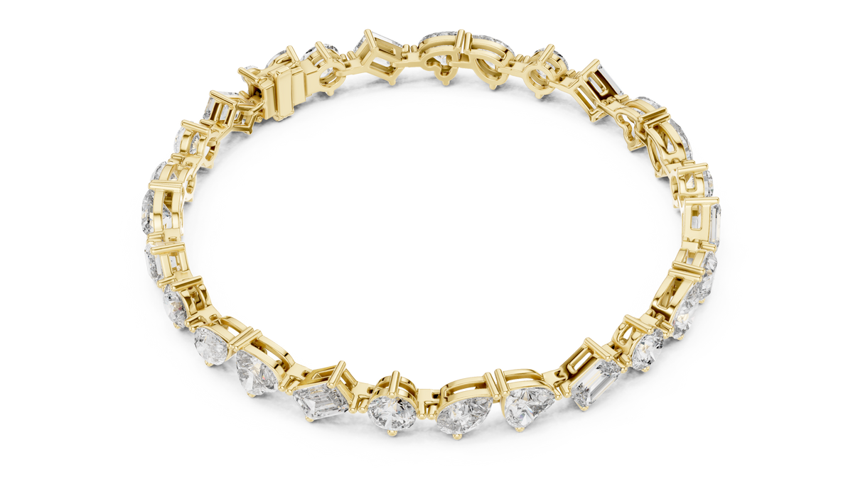 Signature Lab-Grown Diamond Mixed-Cut Tennis Bracelet