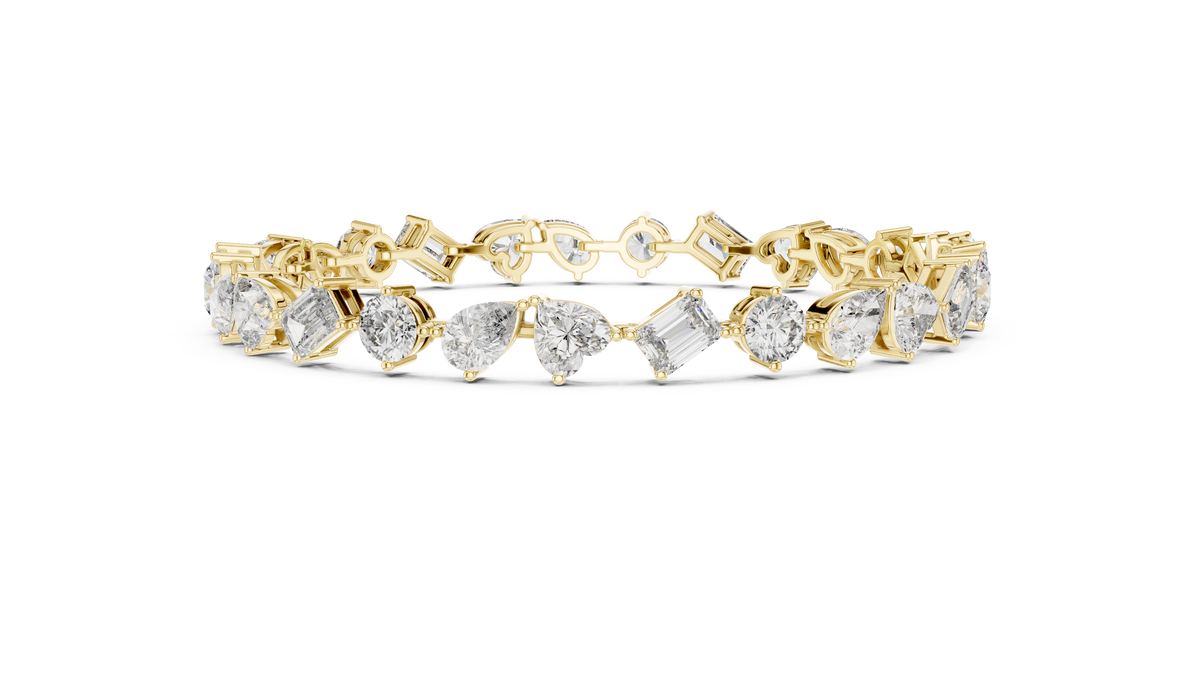 Signature Lab-Grown Diamond Mixed-Cut Tennis Bracelet