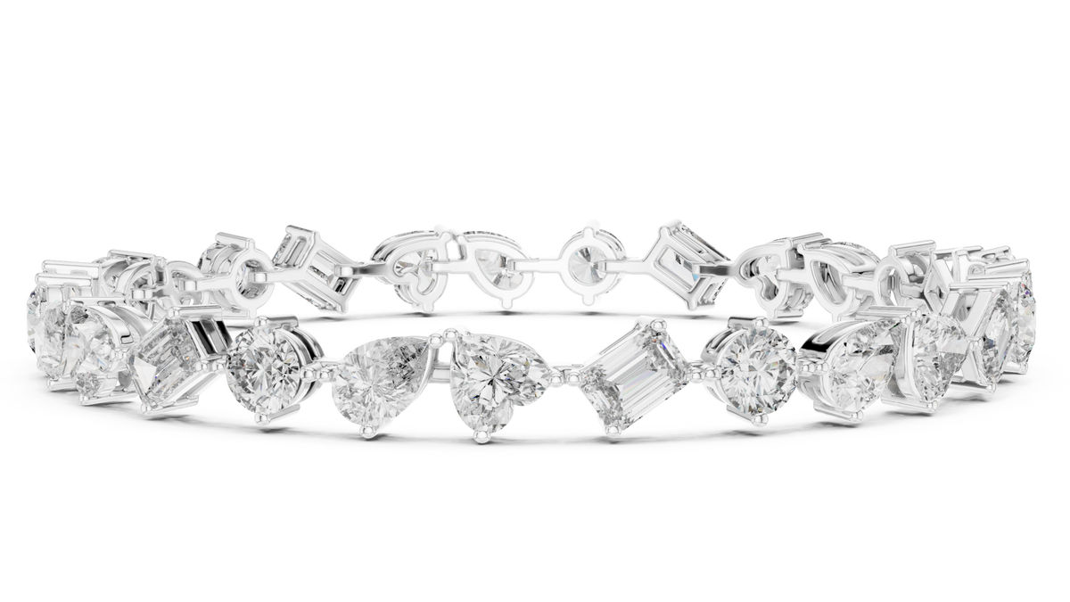 Signature Lab-Grown Diamond Mixed-Cut Tennis Bracelet