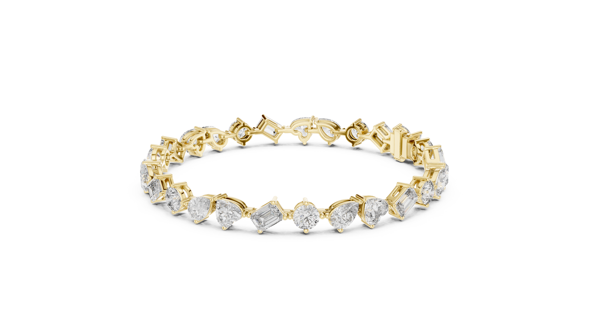 Signature Lab-Grown Diamond Mixed-Cut Tennis Bracelet