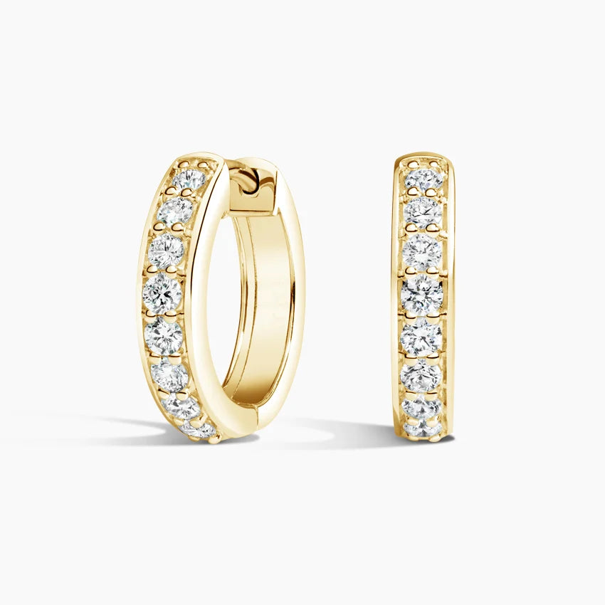 Taylor Lab Diamond Huggie Earrings