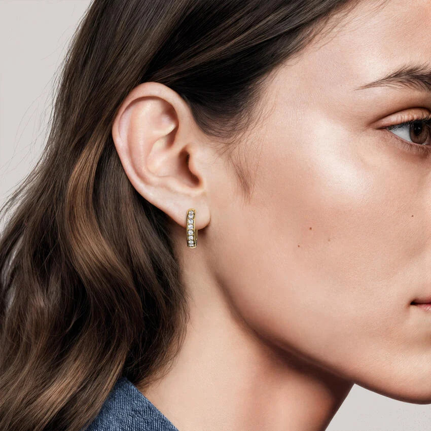 Taylor Lab Diamond Huggie Earrings