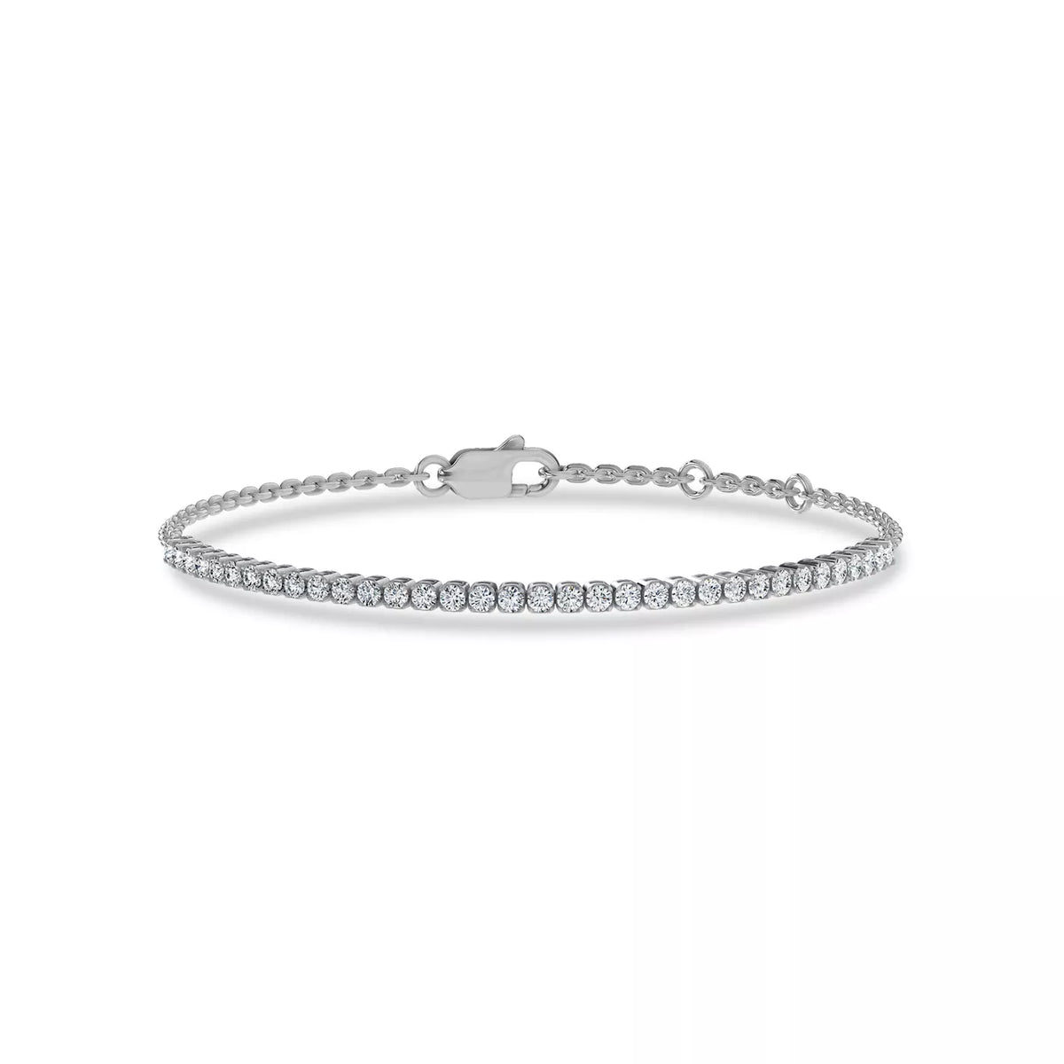 Lab Diamond Tennis Chain Bracelet