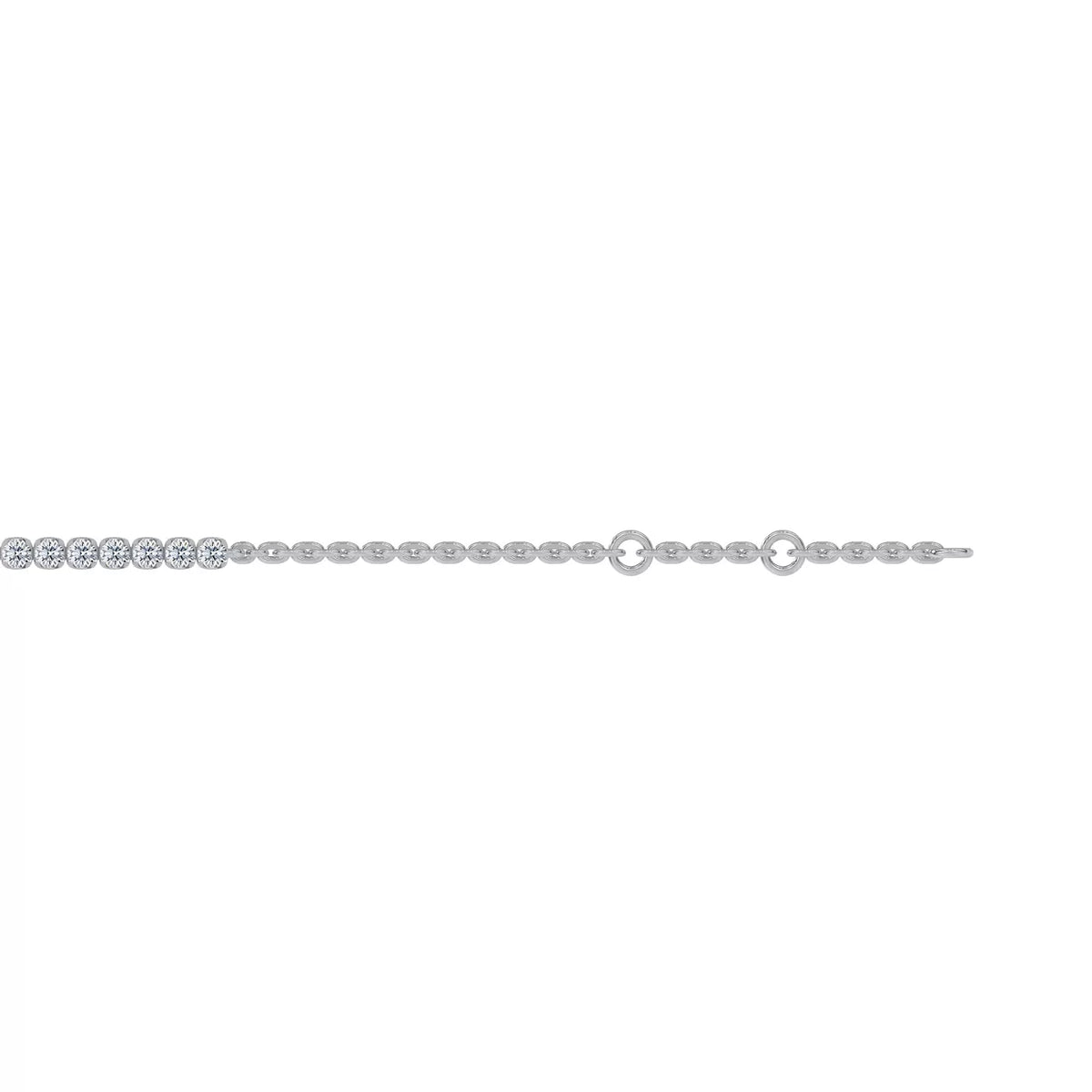 Lab Diamond Tennis Chain Bracelet