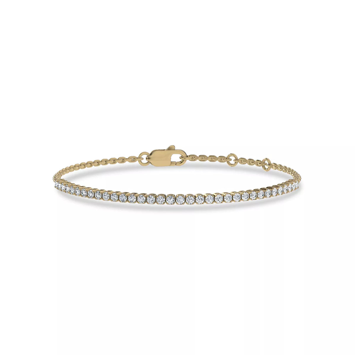 Lab Diamond Tennis Chain Bracelet