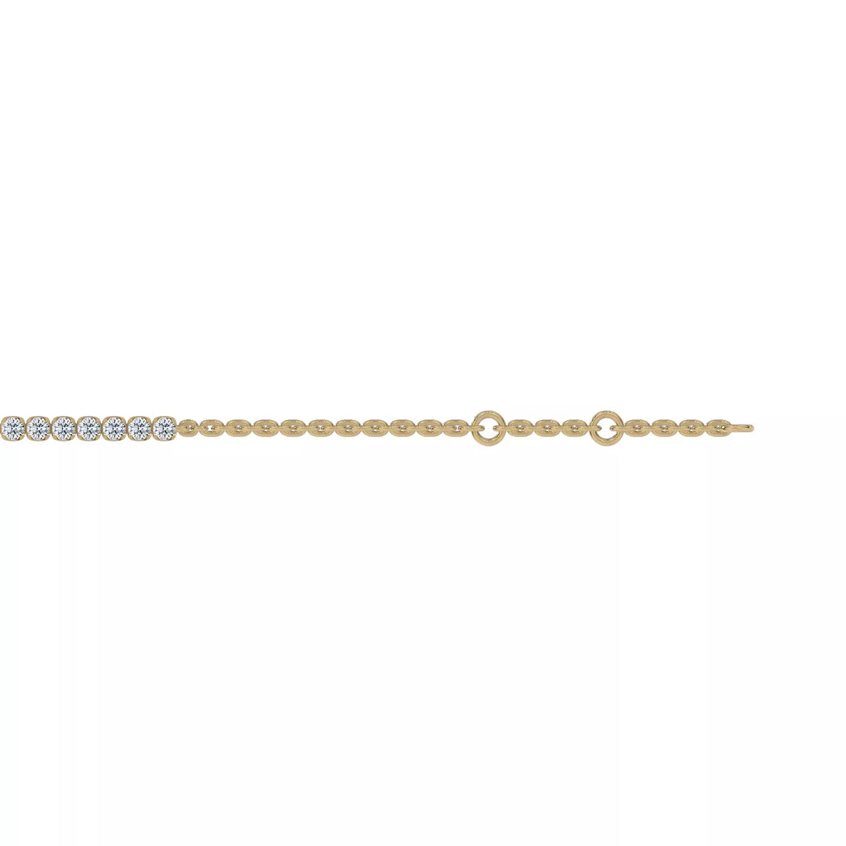 Lab Diamond Tennis Chain Bracelet