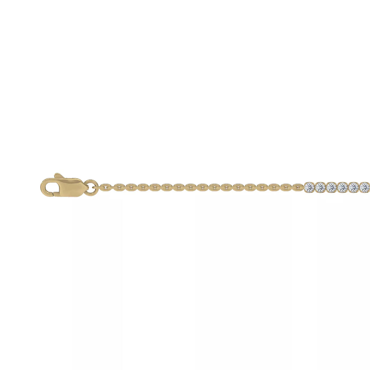 Lab Diamond Tennis Chain Bracelet